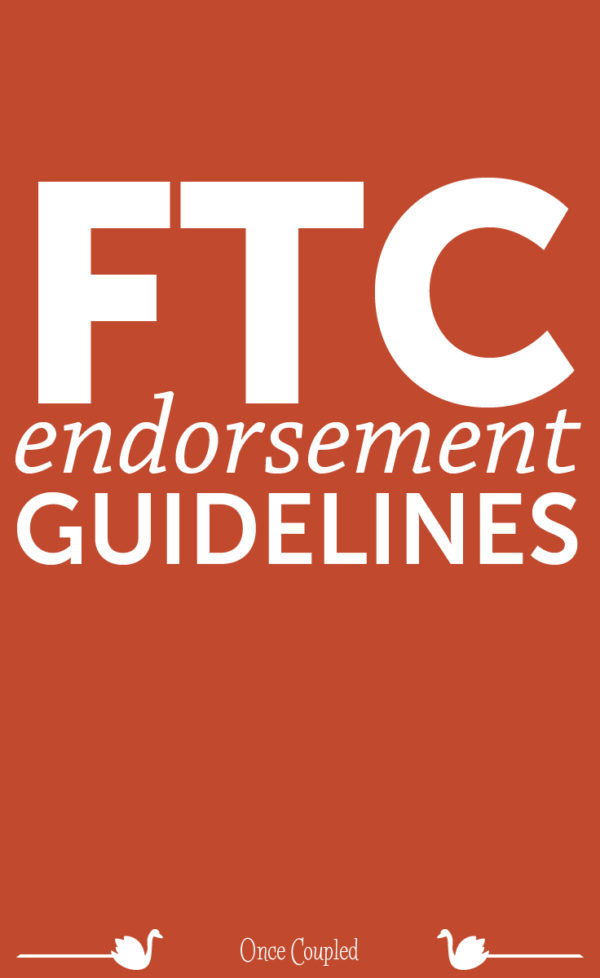 FTC Endorsement Guidelines Once Coupled